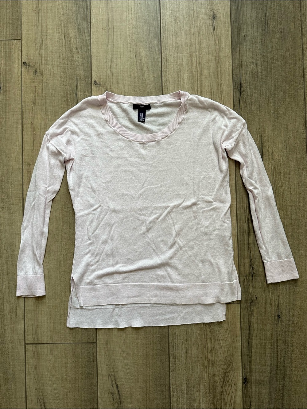 GAP Light Pink Long Sleeve Sweater